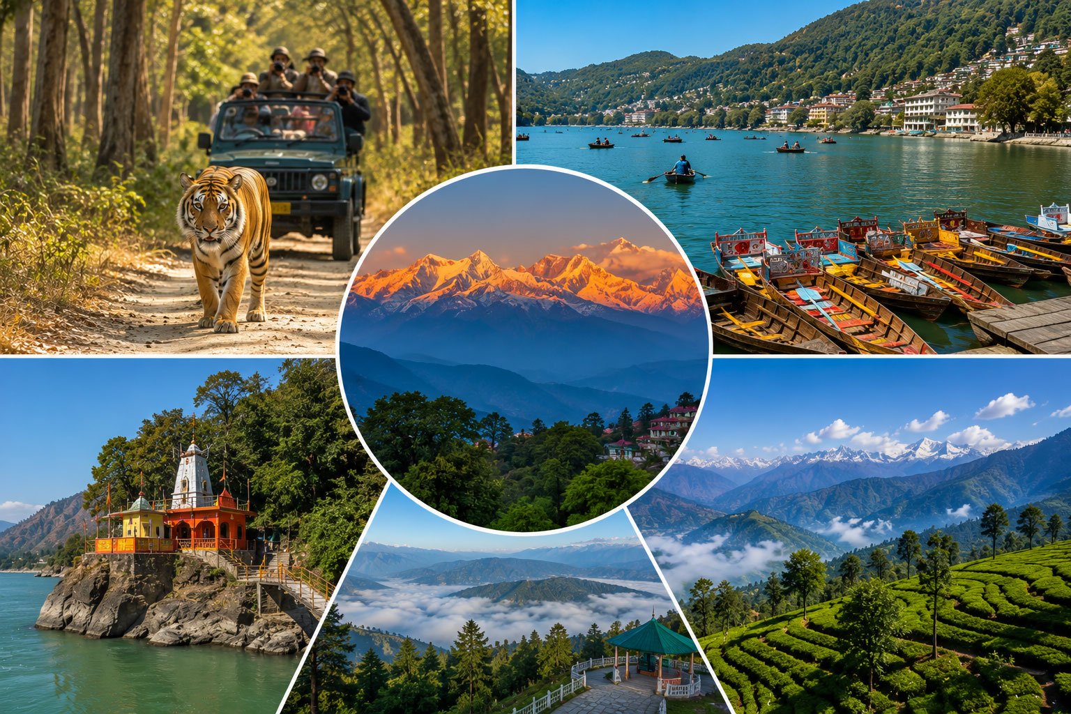 Corbett- Nainital -Kausani  05 Days 06 Nights Tour Package