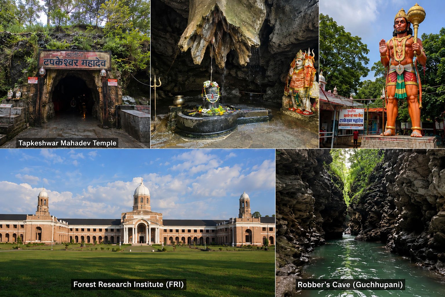 Tapkeshwar Mahadev Temple- FRI- Robbers Cave Dehradun Tour