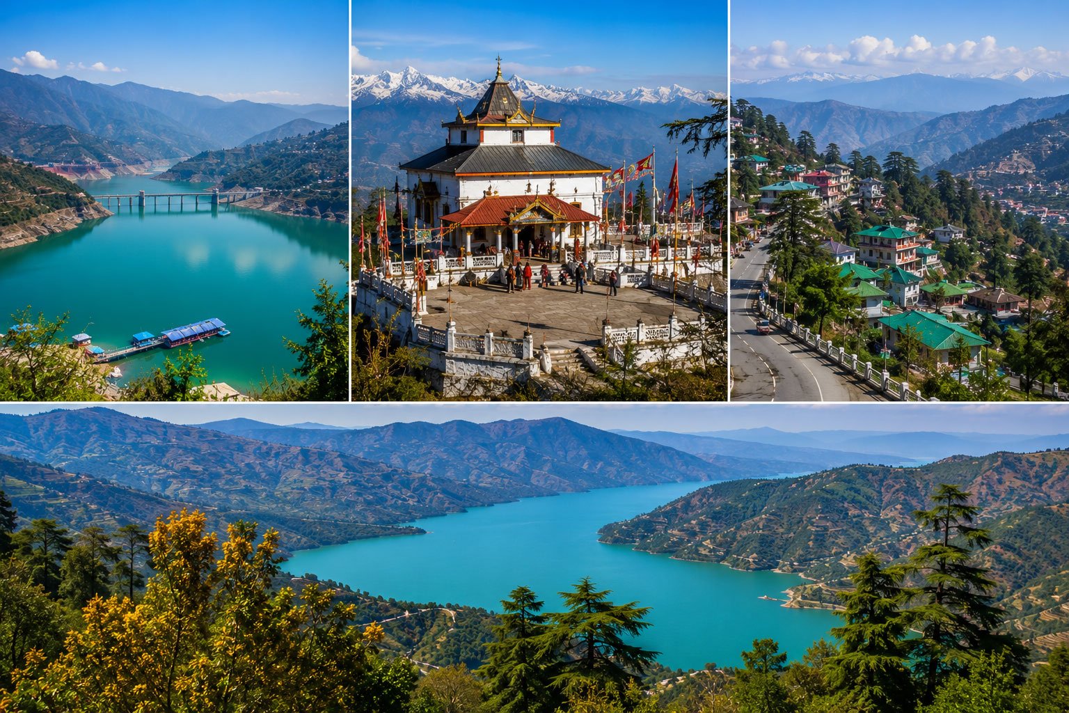 Tehri Lake - Surkanda Devi Temple - Dhanaulti Tour Package